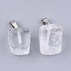 Watermelon Stone Glass Pendants G-Q996-33-2