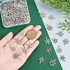 120Pcs 12 Style Tibetan Style Alloy Pendants TIBE-SC0001-63-3