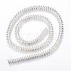 Electroplate Non-magnetic Synthetic Hematite Bead Strands G-Q465-19S-2