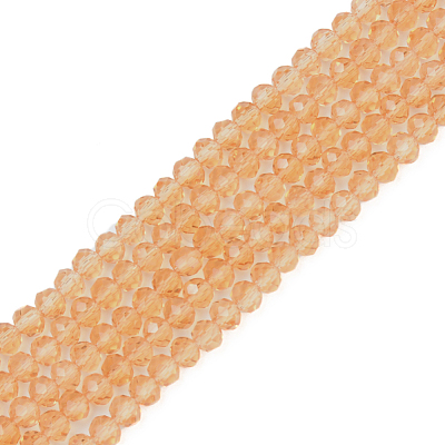 Glass Beads Strands EGLA-A034-T6mm-D23-1