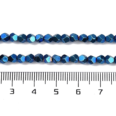 Electroplated Synthetic Non-magnetic Hematite Beads Strands G-A234-G03-01-1