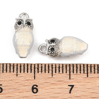 Brass Enamel Pendants KK-CBA6818-04P-04-1