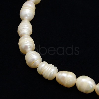 Natural Cultured Freshwater Pearl Beads Strands PEAR-L001-E-20-1