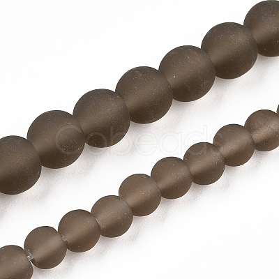 Transparent Glass Beads Strands GLAA-T032-T6mm-MD02-1