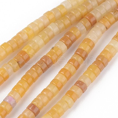Natural Topaz Jade Beads Strands LS-G-L528-07-1