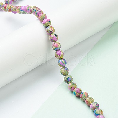 Assembled Natural & Dyed Magnesite Beads G-L575-02-1