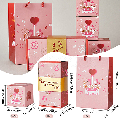 Birthday Cardboard DIY Surprise Gift Box Creative Bounce Boxes Sets DIY-WH20031-064C-1
