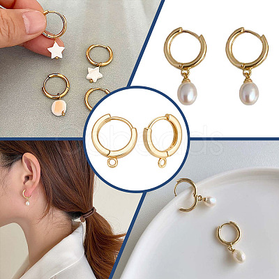 16Pcs Brass Earring Findings KK-ME0002-50-1