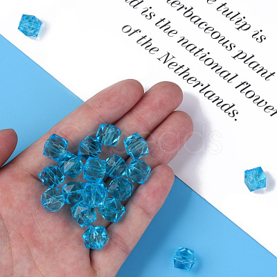 Transparent Acrylic Beads MACR-S373-132-B08-1