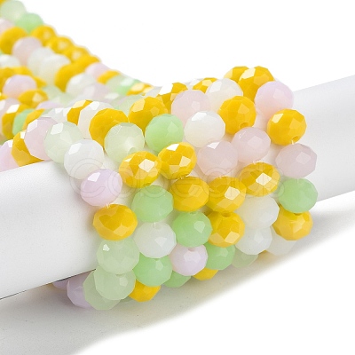 Glass Beads Strands EGLA-A034-M8mm-28-1