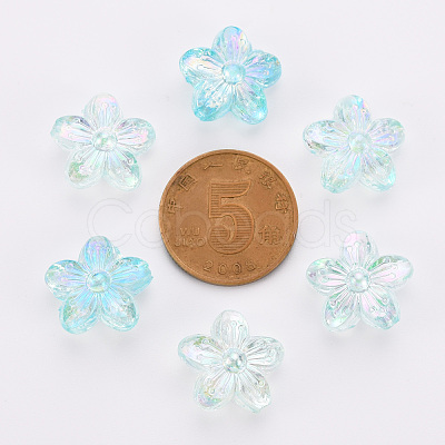 Transparent Acrylic Beads TACR-S154-45C-754-1