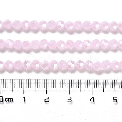 Electroplate Glass Beads Strands EGLA-A035-J4mm-A02-1