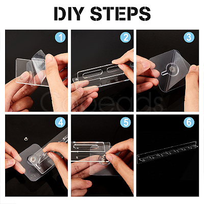 2 Sets 2 Colors Acrylic Sunglasses Organizer Holder AJEW-GA0006-41-1