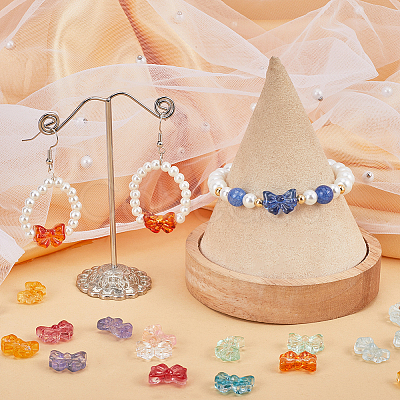 100Pcs Transparent Glass Beads GLAA-SC0002-23-1