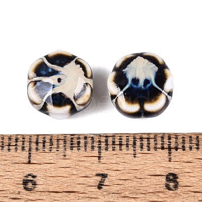 Vintage Handmade Porcelain Beads PORC-N013-25-03-1