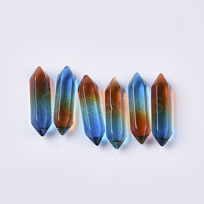 Two Tone Glass Double Terminated Point Beads LS-GLAA-S167-12E-1