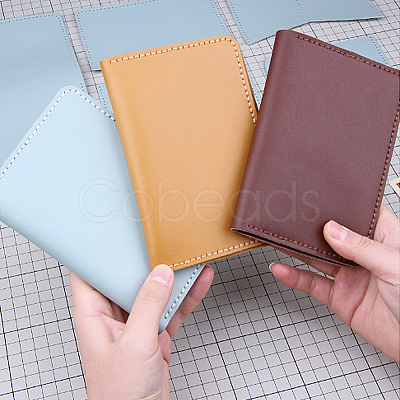 DIY Handmade Acrylic Coin Wallet Card Template Set DIY-WH0430-589B-1