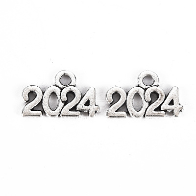 Tibetan Style Alloy Charms TIBE-S323-109AS-RS-1
