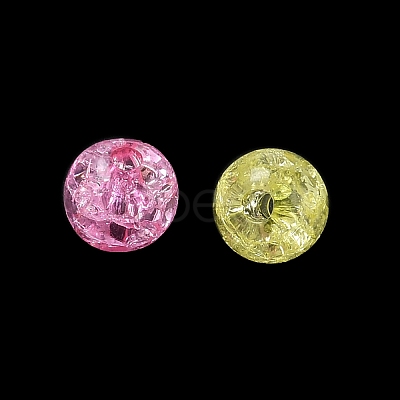Transparent Crackle Acrylic Beads AC-CBA4496-12A-1
