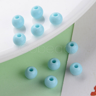 Opaque Acrylic Beads MACR-S370-C6mm-A07-1