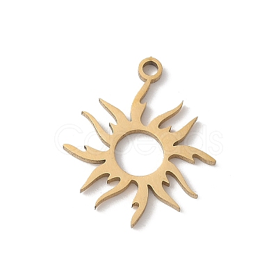 201 Stainless Steel Pendants STAS-K298-03G-1