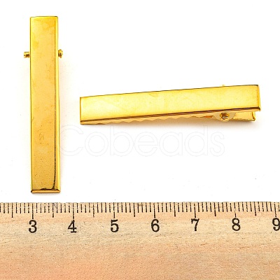 Iron Flat Alligator Hair Clip Findings IFIN-S286-46mm-G-1
