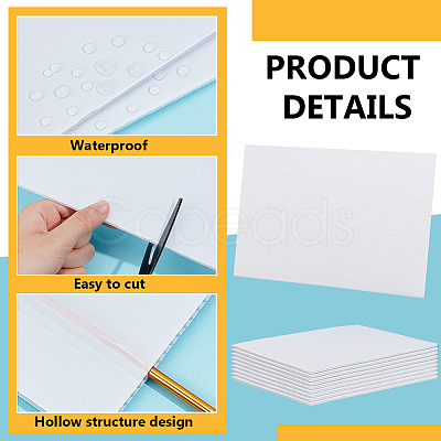 Plastic Corrugated Sheets Pads DIY-WH0632-18A-02-1