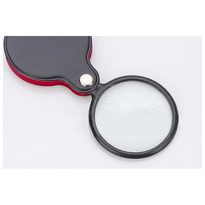 Mini Glass Lens Magnifier AJEW-L073-13-1