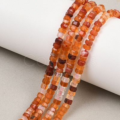 Natural Agate Beads Strands G-G345-C33-2x4mm-1