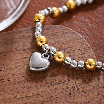 304 Stainless Steel Charm Bracelets FS-WGA0F88-01-1