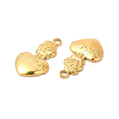 Ion Plating(IP) 304 Stainless Steel Pendants STAS-L268-023G-1