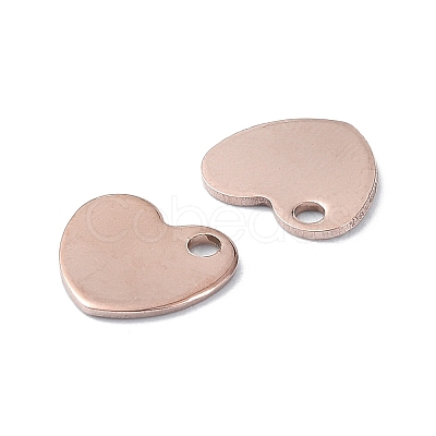 201 Stainless Steel Charms STAS-H191-01A-RG-1