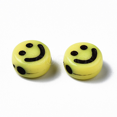Opaque Craft Acrylic Beads X-MACR-S369-003B-02-01-1