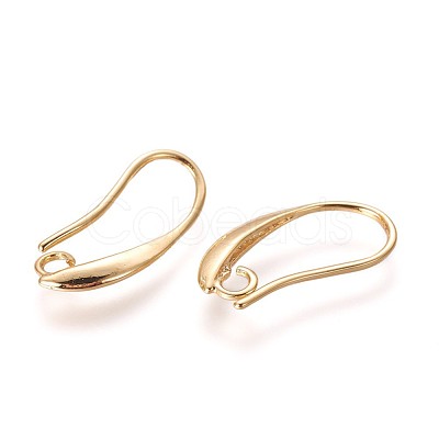Brass Earring Hooks KK-L177-33-1