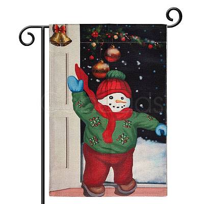 2Pcs 2 Styles Garden Flag AJEW-SZ0001-72A-1