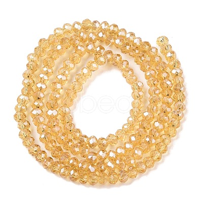 Electroplate Glass Beads Strands EGLA-A044-T2mm-A03-1