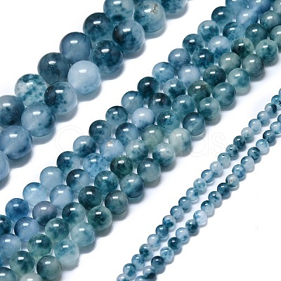 Natural Malaysia Jade Beads Strands G-L645-C01-4mm-24-1