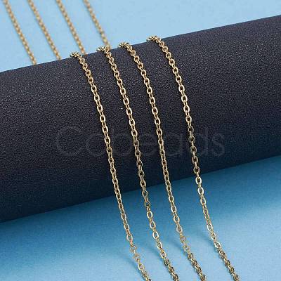 3.28 Feet Ion Plating(IP) 304 Stainless Steel Cable Chains X-CHS-H007-55G-1