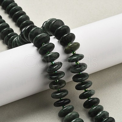 Natural Seraphinite Beads Strands G-A262-B02-01-1