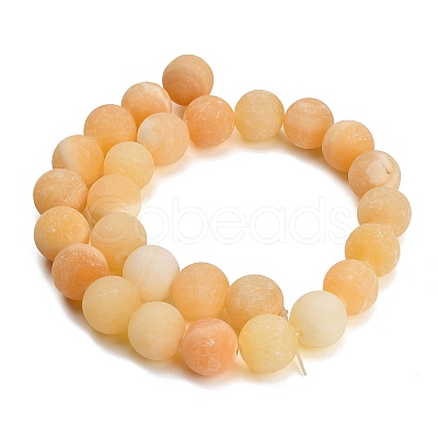 Natural Yellow Calcite Beads Strands GG-CBAA3AB-03-14mm-1
