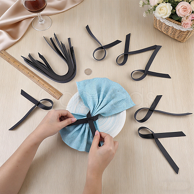 Imitation Leather Napkin Rings Straps AJEW-WH0709-340B-1