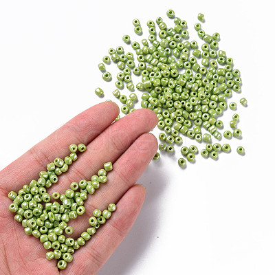 6/0 Glass Seed Beads SEED-US0003-4mm-124-1