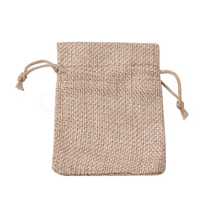 Burlap Packing Pouches Drawstring Bags ABAG-Q050-7x9-01-1