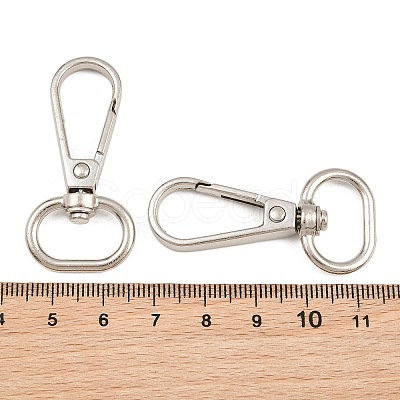 Zinc Alloy Swivel Clasps AL-CBAC079-21P-1