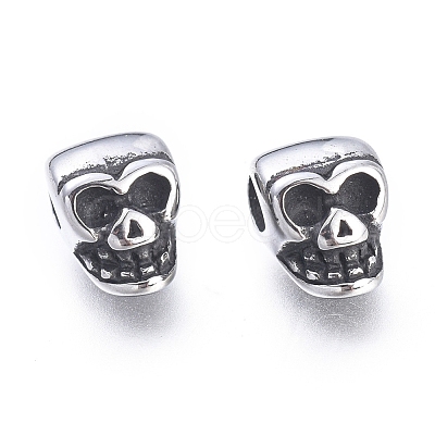 Halloween 304 Stainless Steel Beads STAS-M274-098AS-1