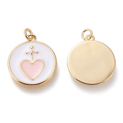 Brass Pendants ZIRC-I044-01B-1