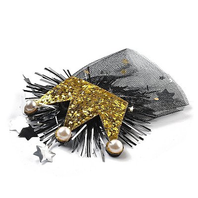 New Year's party Iron Hair Clip OHAR-R102-01G-1
