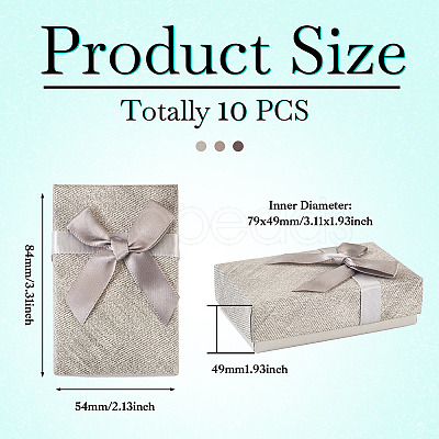 Rectangle Paper Jewelry Set Gift Box CON-TAC0013-01D-1