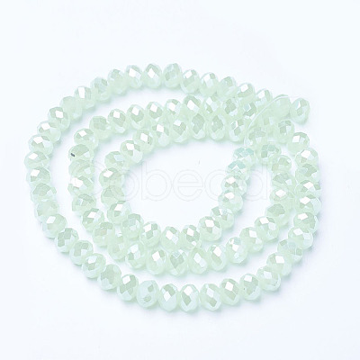 Electroplate Glass Beads Strands EGLA-A044-J2mm-B01-1