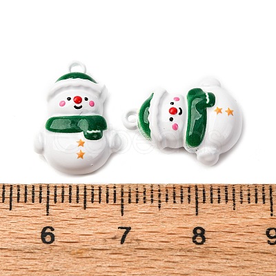 Christmas Themes Baking Paint Alloy Pendants LS-FIND-G097-02I-1